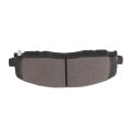 Front D1589 Semi Metal Disc Brake Pad Set With Hardware For Chrysler Pacifica Voyager Town And Country Dodge Grand Caravan 