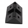 Uxcell Plastic Furniture Cabinet 90 Degree Corner Braces Angle Brackets 10pcs