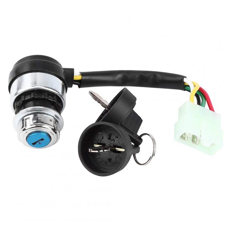 Duokon Ql01354 Wire 5 Pin Ignition Key Switch Start Lock For Most 50-250cc Motorcycle Dune Buggy Go Kart Atv
