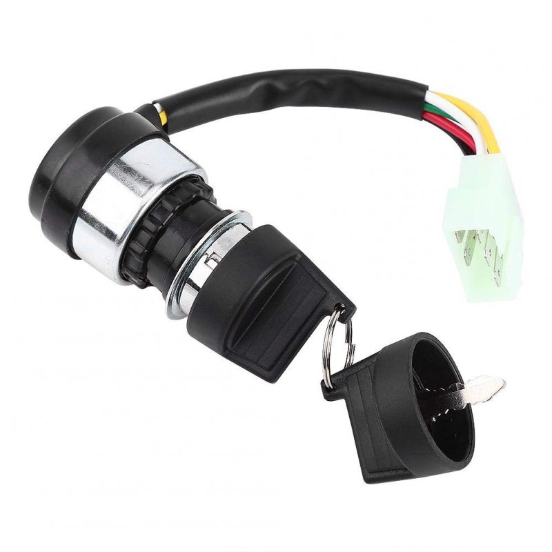 Duokon Ql01354 Wire 5 Pin Ignition Key Switch Start Lock For Most 50-250cc Motorcycle Dune Buggy Go Kart Atv