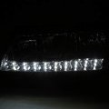 Clear Lens Chrome Bezel Housing Drl Led Light Strip Oe Replacement Headlights Made For And Impala 2000-2005 