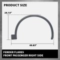 Front Right Wheel Flare Opening Molding Arch Trim For Audi Q5 Base 2018 2019 2020 Passenger Side Fender 80a853718egru Black