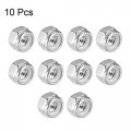 Uxcell 5 16 -18 Nylon Insert Hex Lock Nuts 304 Stainless Steel Plain Finish Pack Of 25
