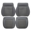 Cloth Seat Covers For Jeep Wrangler 2008 To 2010 Front Driver And Passenger Top Bottom Lean Back Replacement Gray E5dd Custom 