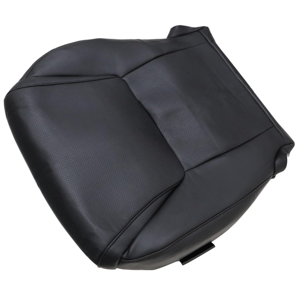 Front Driver Bottom Replacement Perforated Seat Cover Black Microfiber Leather For Lexus Lx570 2008-2015