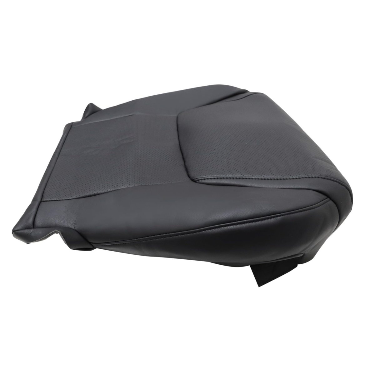 Front Driver Bottom Replacement Perforated Seat Cover Black Microfiber Leather For Lexus Lx570 2008-2015