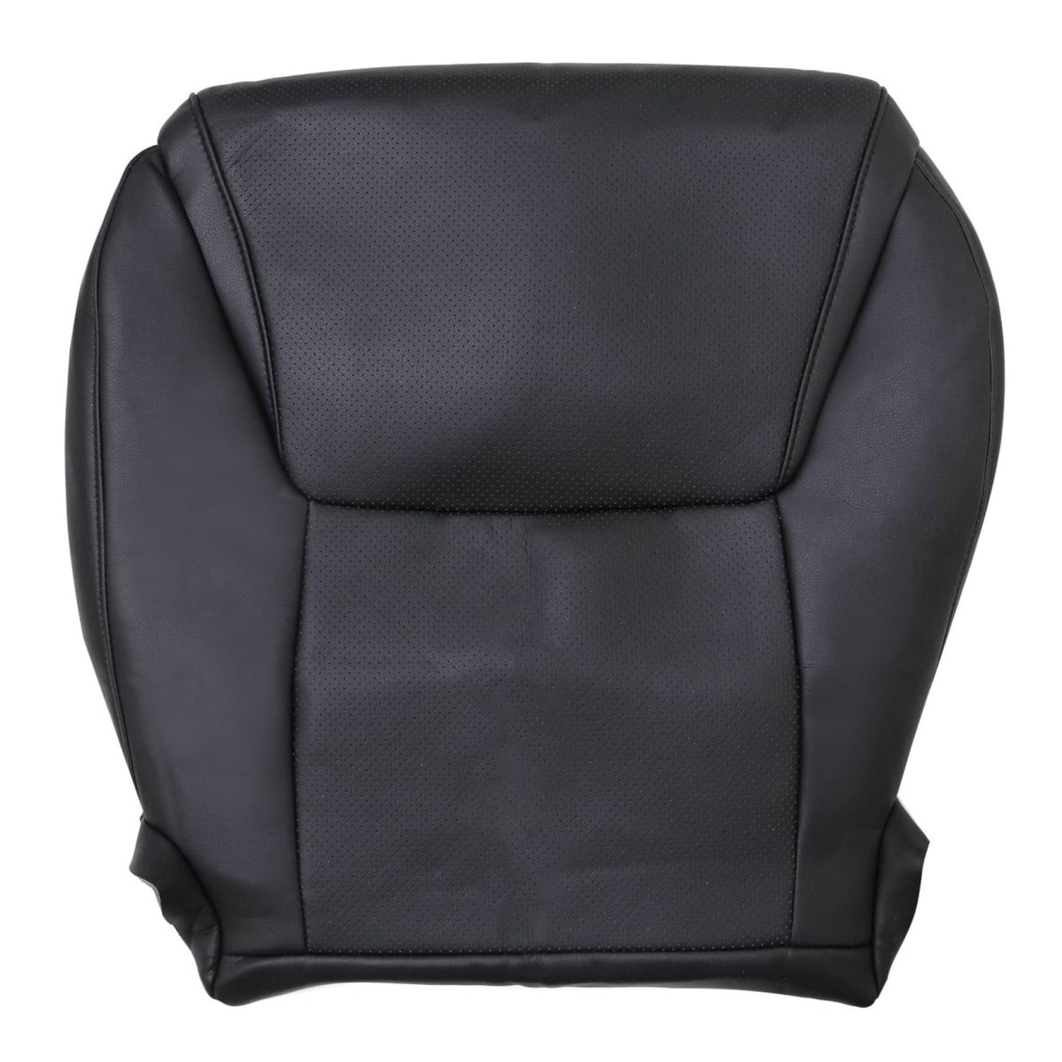 Front Driver Bottom Replacement Perforated Seat Cover Black Microfiber Leather For Lexus Lx570 2008-2015