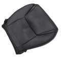 Front Driver Bottom Replacement Perforated Seat Cover Black Microfiber Leather For Lexus Lx570 2008-2015