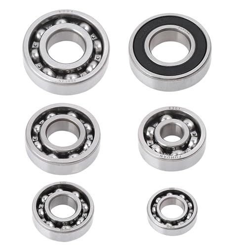 Mihho Gy6 150cc Transmission Bearing Set For Chinese 4-stroken 152qmi 157qmj Engine Scooter Mopeds Atv Go Kart 6 Pieces