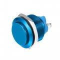 22 Mm Momentary Push Button Control Switch Metal Round Start Spst 1no Ac 250v Blue 