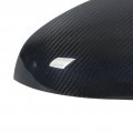 Side Rearview Mirror Cover Carbon Fiber Upgrade 1pair Exterior Cap Replacement Custom Fit For Kia Stinger 2018 To 2023 Gloss