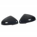 Side Rearview Mirror Cover Carbon Fiber Upgrade 1pair Exterior Cap Replacement Custom Fit For Kia Stinger 2018 To 2023 Gloss
