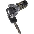 Ignition Lock Cylinder Ford Aerostar 1990 1991 Chrome Metal Housing With 2 Keys Replacement For E6vz11582a E6vz11582b 