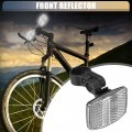 X Autohaux Bike Reflectors 2 13 X1 54 Bicycle Warning Reflector Accessories Plastic White