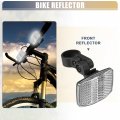 X Autohaux Bike Reflectors 2 13 X1 54 Bicycle Warning Reflector Accessories Plastic White