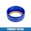 A Absopro Volume Vol Tune Knob Cover Rings For Vw Tiguan Taos Jetta Passat Atlas Arteon Golf R Beetle Aluminum Alloy Blue Pack