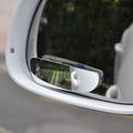 Zacoo 2 Pcs Frameless Square Blind Spot Mirror Car Exterior Adjustable Hd Glass Convex Rear View