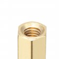 Uxcell 130pcs Brass Straight Pcb Pillar Female Thread Hex Standoff Spacer M3x5x8mm