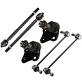 6pc Suspension Kit For Toyota Prius 2004 2009 Inner Tie Rod End Sway Bar Link Lower Ball Joint Ev80304 K80230 K90309 