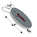 Graphics More Nicholls State University Secondary Floating Keychain Oval Foam Fishing Boat Buoy Key Float
