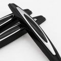 Pilot Automotive Md-020e Black Chic Door Guard With Chrome Inlays 4 Piece