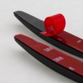 Pilot Automotive Md-020e Black Chic Door Guard With Chrome Inlays 4 Piece