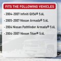 Ignition Coil Pack Set Of 8 Compatible With Nissan Infiniti Vehicles Armada Titan Pathfinder Qx56 5 6l Models Years 2004 2005