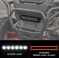 Sautvs Led Rear Tail Light For Polaris Rzr Xp 1000 19-23 Center Brake 3rd Stop Lamp Taillight Accent Auxiliary Xp4 Turbo