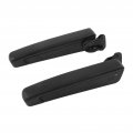 1 Pair Car Seat Armrest Adjustable Shock Resistant Pu Sponge Black Universal For Automobiles Trucks 