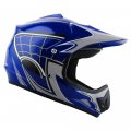 Wow Youth Kids Motocross Bmx Mx Atv Dirt Bike Helmet Spider Web Blue 