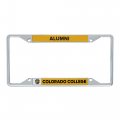 Colorado College Tigers Metal License Plate Frame For Front Or Back Of Car Officially Licensed Alumni 