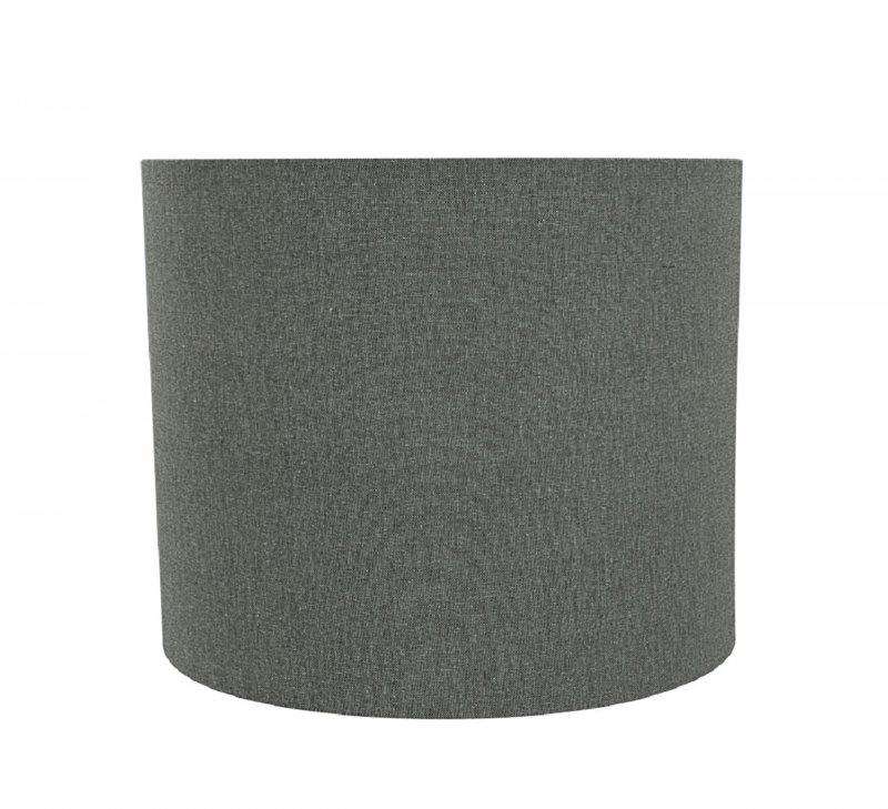 Aspen Creative 31100 Transitional Drum Cylinder Shaped Spider Construction Lamp Shade In Grey 12 Wide X 10