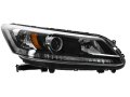 Right Passenger Side Halogen Headlight Assembly For 2013 2015 Honda Accord Sedan 2 4l 4 Cylinder Clear Lens Waterproof 