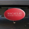 Macaulay Honors College Primary Logo Oval Tow Hitch Cover Trailer Plug Insert 2