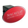 Macaulay Honors College Primary Logo Oval Tow Hitch Cover Trailer Plug Insert 2