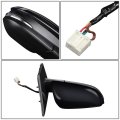 To1321346 Oe Style Powered Heated Turn Signal Spotter Glass Passenger Right Side View Door Mirror Compatible With Rav4 16-18