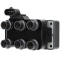 1 Car Ignition Coil 4-pins Compatible 1995-2000 Ford Contour 0l L4 For 2 5l V6 Automotive Replacement Pack Replaces Fd488 A 