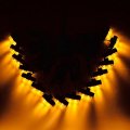 Astra Depot Combo Amber 8pcs Ultra Slim 12-led 16pcs 2-led Warning Emergency Flashing Strobe Lights W Clips Control Box Pattern