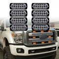Astra Depot Combo Amber 8pcs Ultra Slim 12-led 16pcs 2-led Warning Emergency Flashing Strobe Lights W Clips Control Box Pattern