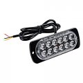 Astra Depot Combo Amber 8pcs Ultra Slim 12-led 16pcs 2-led Warning Emergency Flashing Strobe Lights W Clips Control Box Pattern