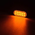 Astra Depot Combo Amber 8pcs Ultra Slim 12-led 16pcs 2-led Warning Emergency Flashing Strobe Lights W Clips Control Box Pattern