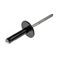 Multi Purpose Rivet Nylon Blind Head Push In 0 188 Diameter Black 15 Pieces Replacement For 11516807 