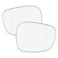 Pair Mirror Glass Heated With Backing Plate Driver Passager Side Lh Rh For Bmw X3 2010-2014 