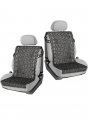 Vaygway Beaded Seat Cushion 2 Pk Car Driver Cover With Durable Double Strung Natural Wood Beads- Cooling Comfort Ventilated 