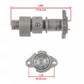 Caltric Front And Rear Camshaft Compatible With Kawasaki 49118-0001 49118-0732 49118-1193 49118-0002