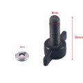 Teckeen 6x 8mm Carbon Steel Quick Release Lock Latch Bumper Screws Fasteners Nuts Bolts For Jeep Wrangler 2007-2018