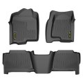Pit66 Floor Mats Cargo Liners For Chevy Silverado Gmc Sierra 1500 Crew Cab 1999-2006 Heavy Duty 3-piece Premium All Weather