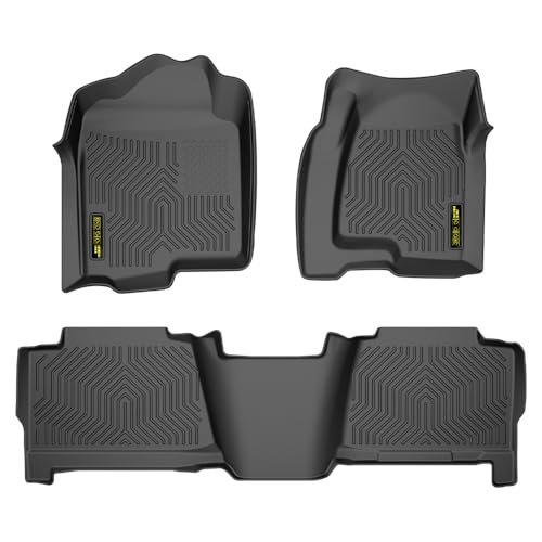 Floor Mats Cargo Liners For Chevy Silverado Gmc Sierra 1500 Crew Cab 1999-2006 Heavy Duty 3-piece Premium All Weather