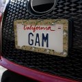 Trout Stream Fish Fly Fishing Rod Reel License Plate Tag Frame