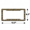 Trout Stream Fish Fly Fishing Rod Reel License Plate Tag Frame